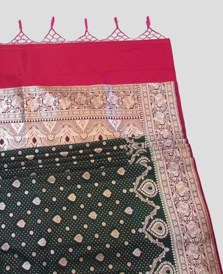 banarasi silk saree party wear