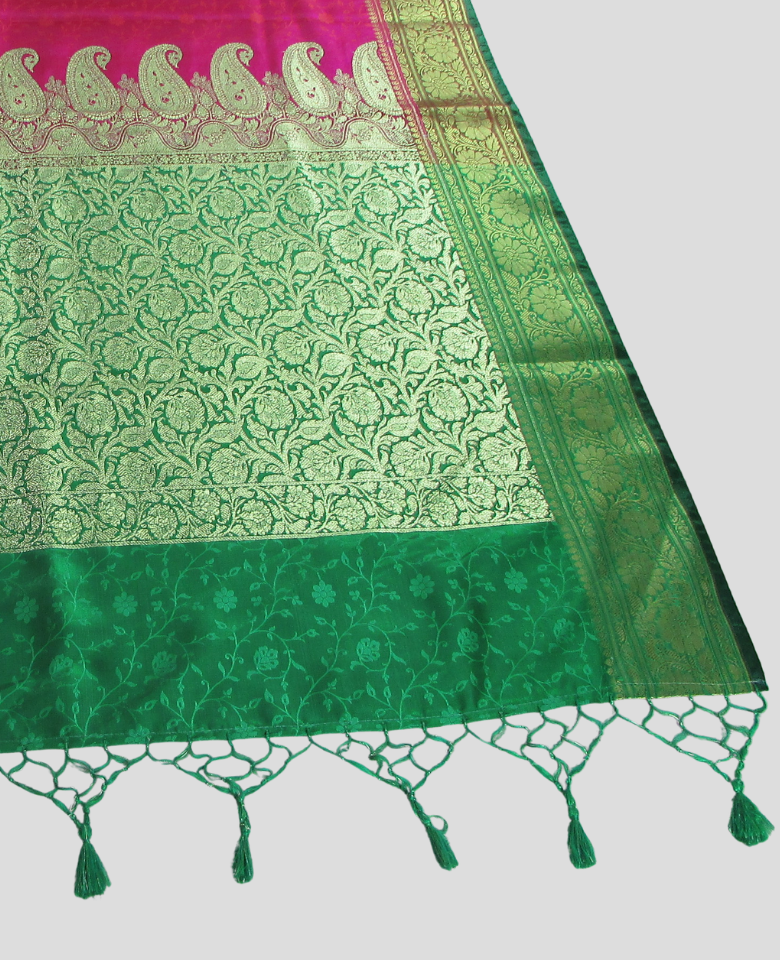 banarasi silk saree zari work