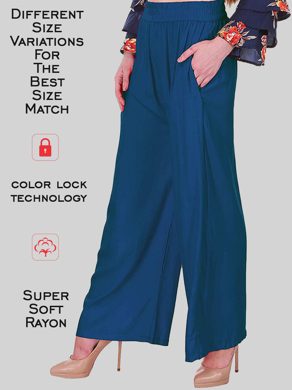 Relaxed palazzo pant