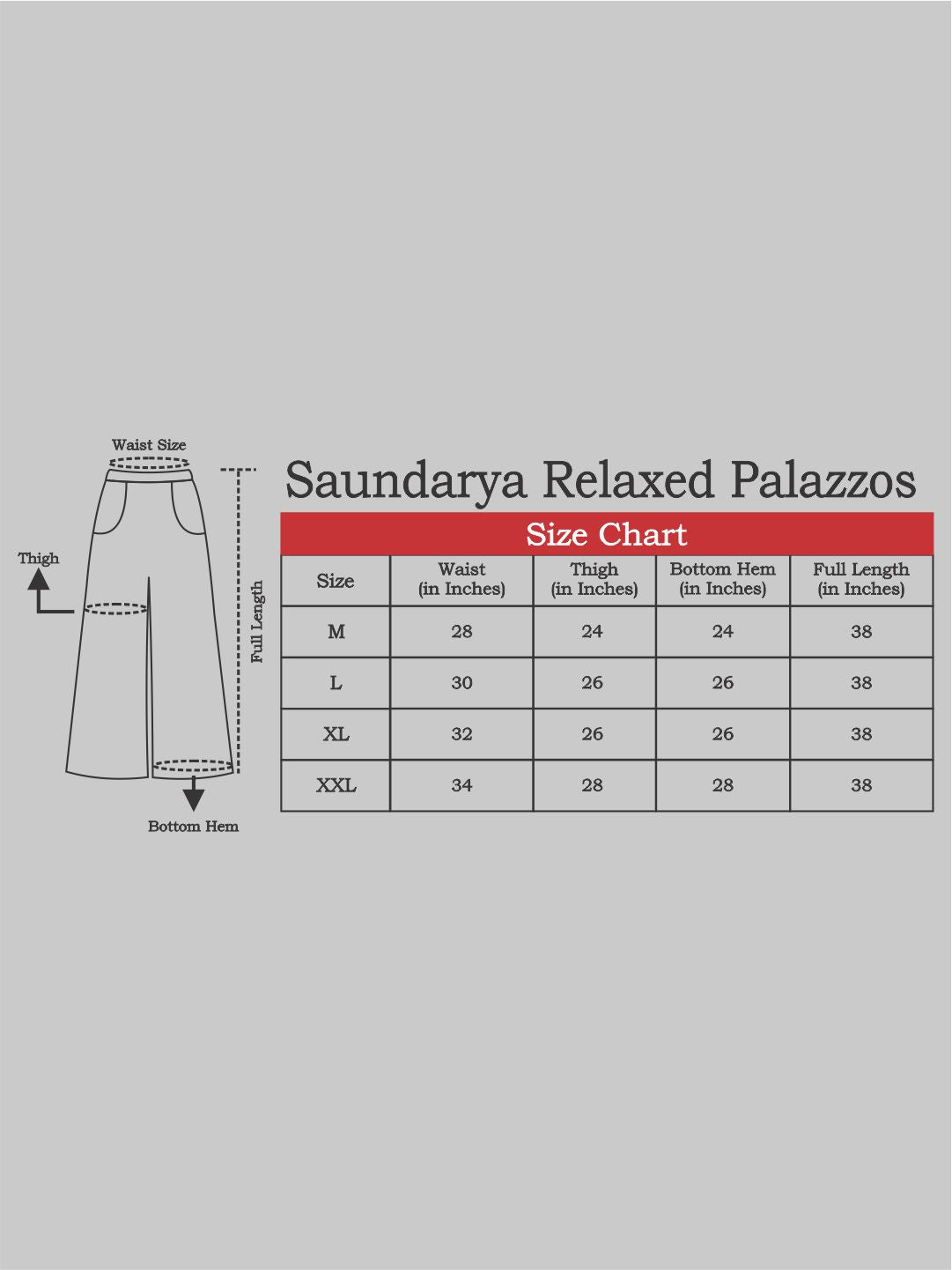 Women relaxed palazzo