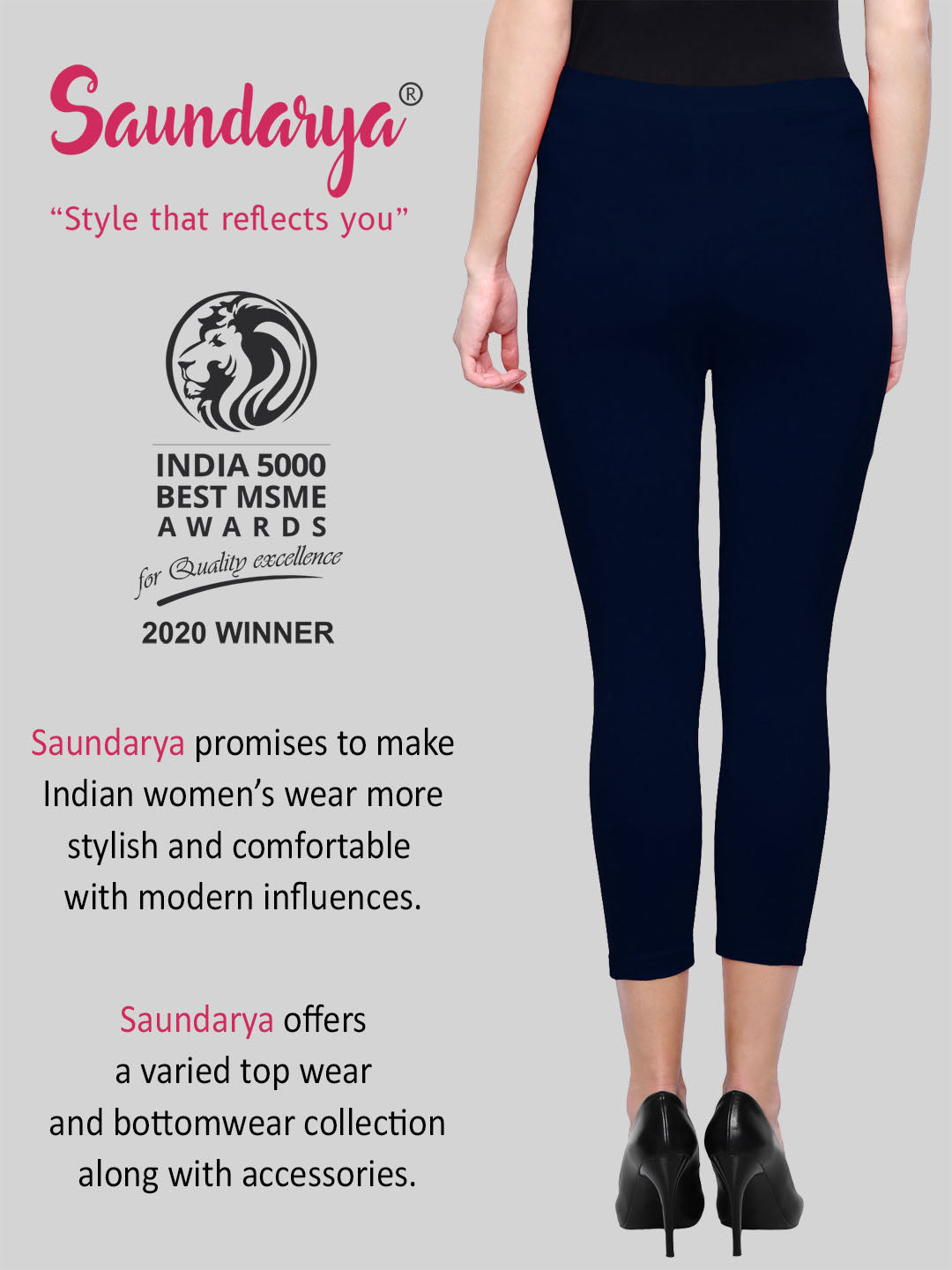 Women leggings navy blue
