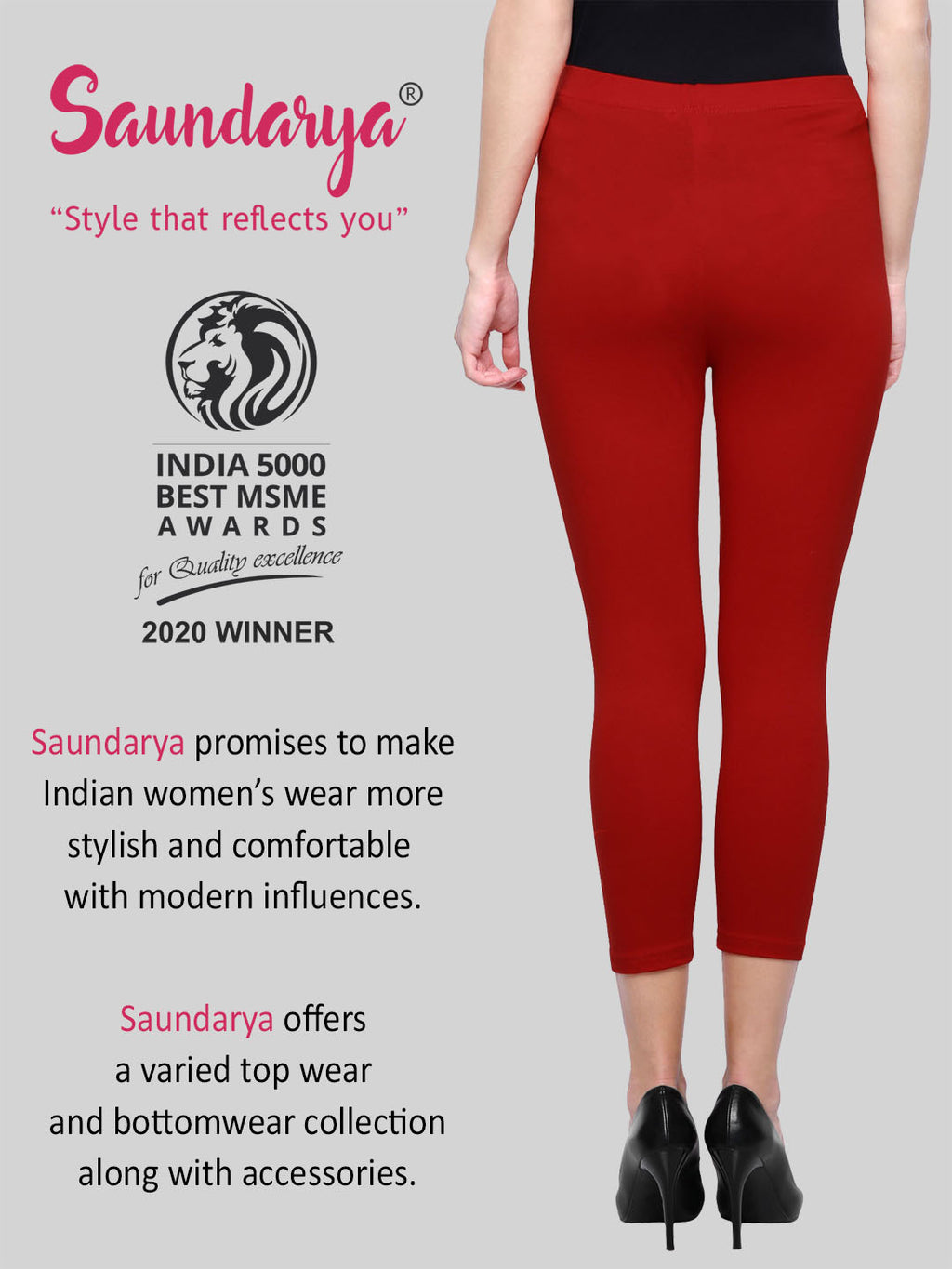 Women leggings red