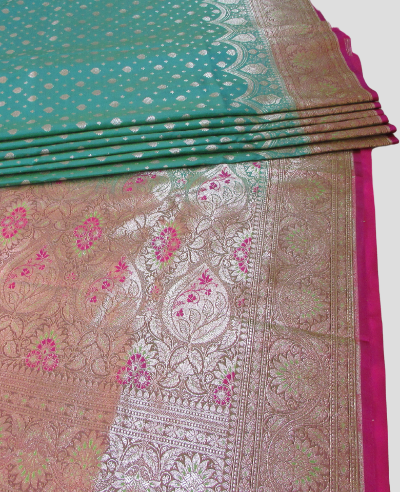 banarasi silk saree for Bride